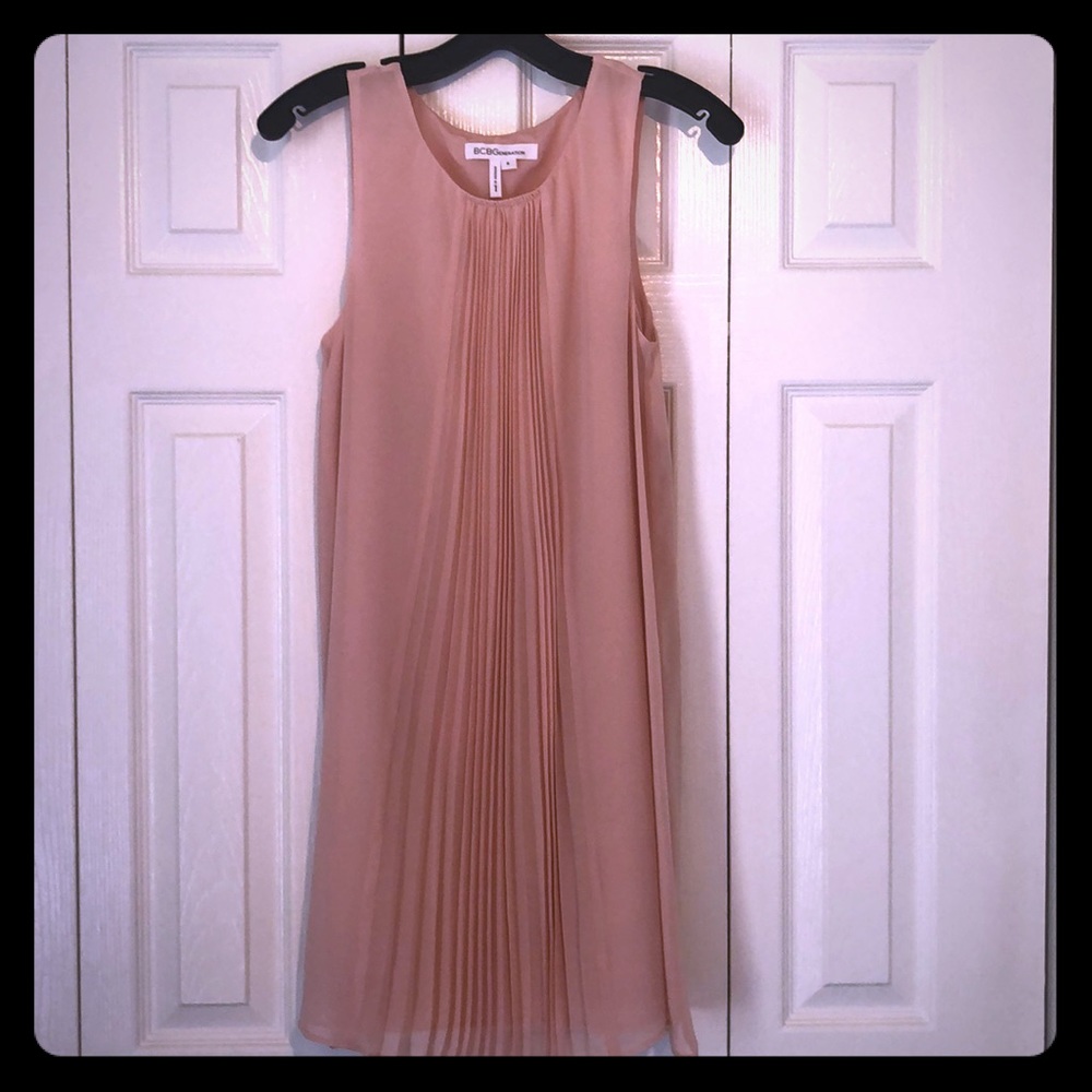 BCBG Generation | Smoke Rose Pleated A-Line Dress